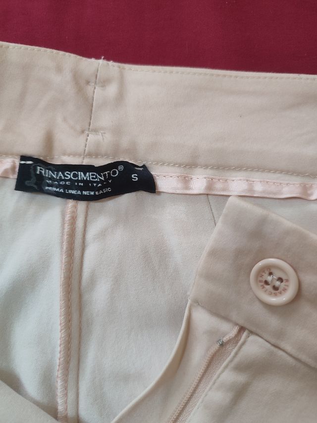 Pantaloni Rinascimento beige Tg S