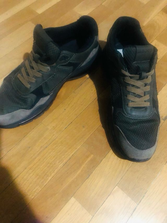 Zapatillas Borg marrón-verde