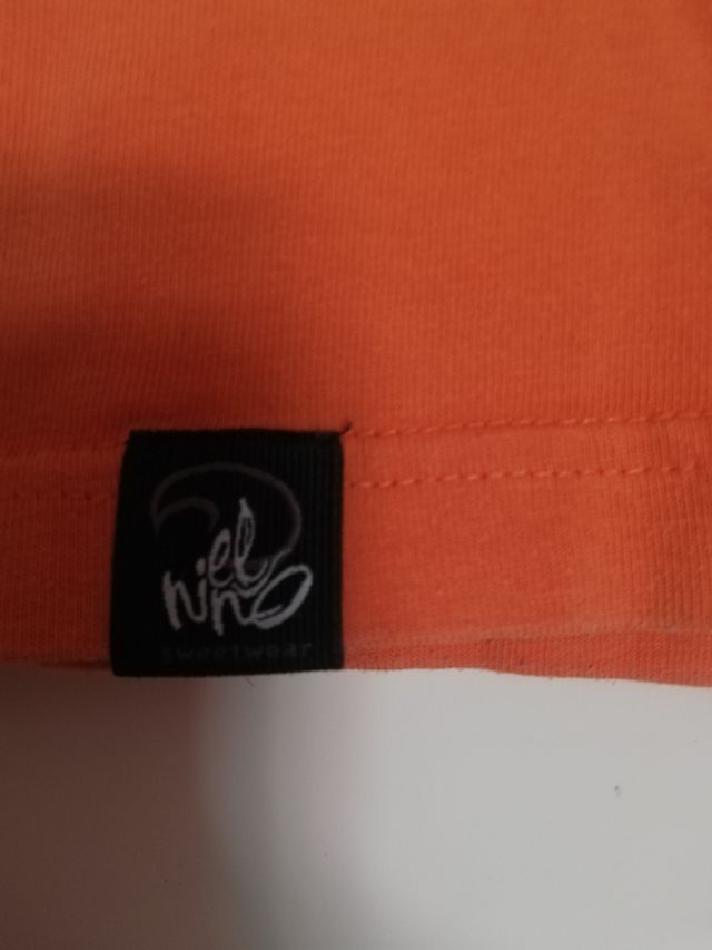 Camiseta surf naranja niño