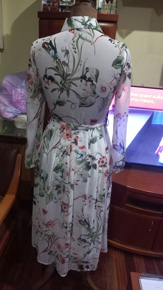 Vestido floral blanco - Talla M