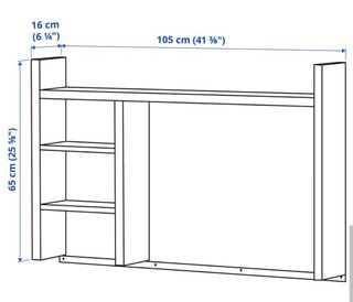 Estantería  para escritorio + cajonera