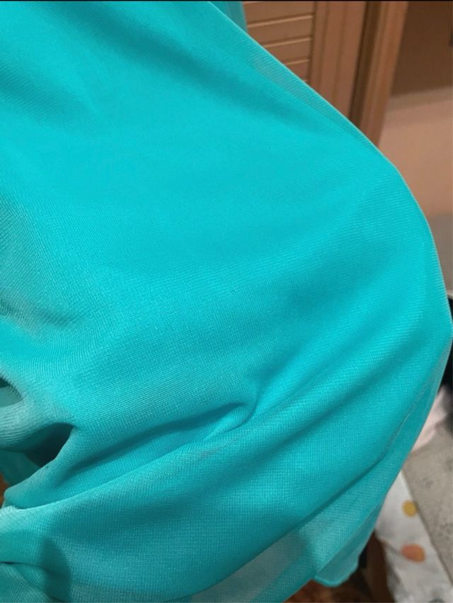 Vestido El Corte Inglés turquesa