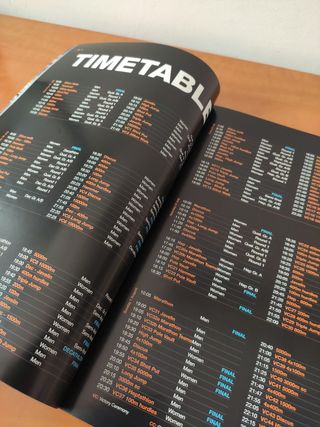 Official Programme of the 20th European Athletics