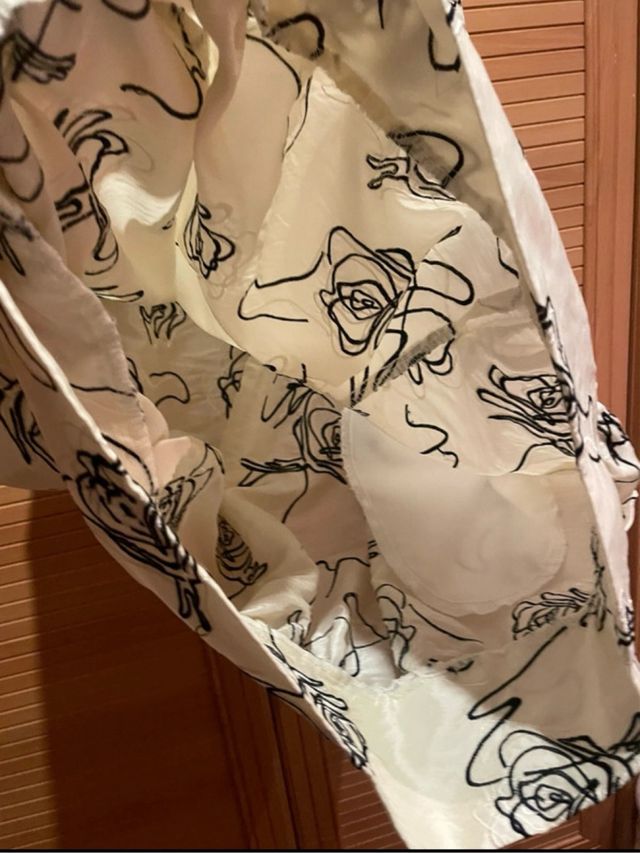 Vestido de Festa Bege - Estilo Globo