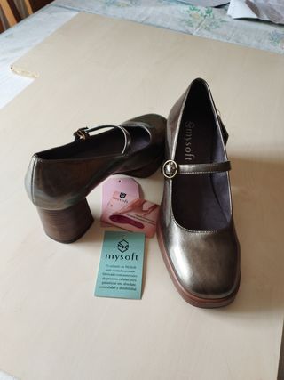 Zapatos mujer tacón 36, almohadillados.