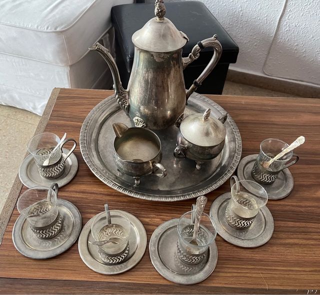 Juego té/café antigua