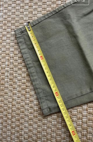 Pantalones Cargo Zara M Caqui