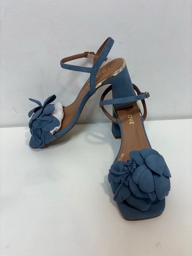 LODILOVE - Zapatos tacón azul