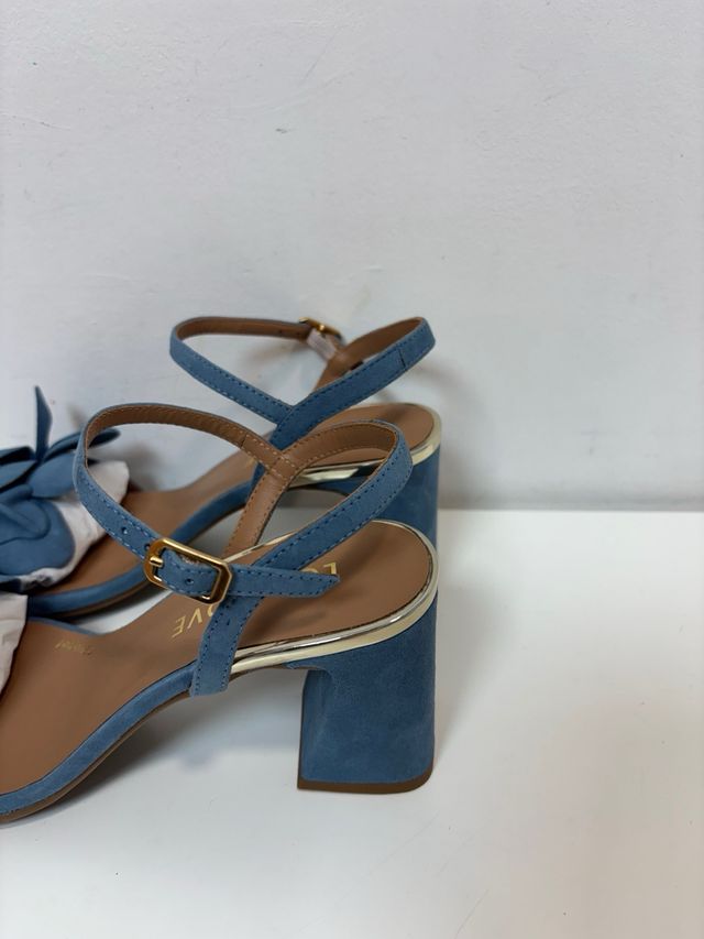 LODILOVE - Zapatos tacón azul