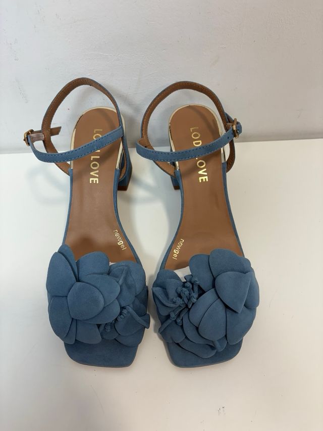 LODILOVE - Zapatos tacón azul