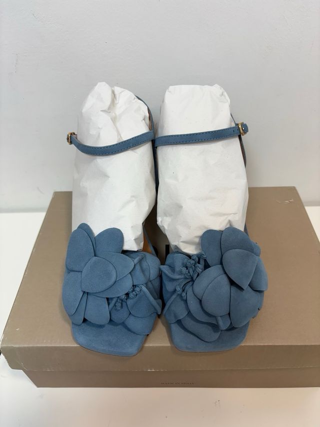 LODILOVE - Zapatos tacón azul