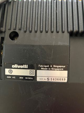 Olivetti Logos 62 Calcolatrice Vintage