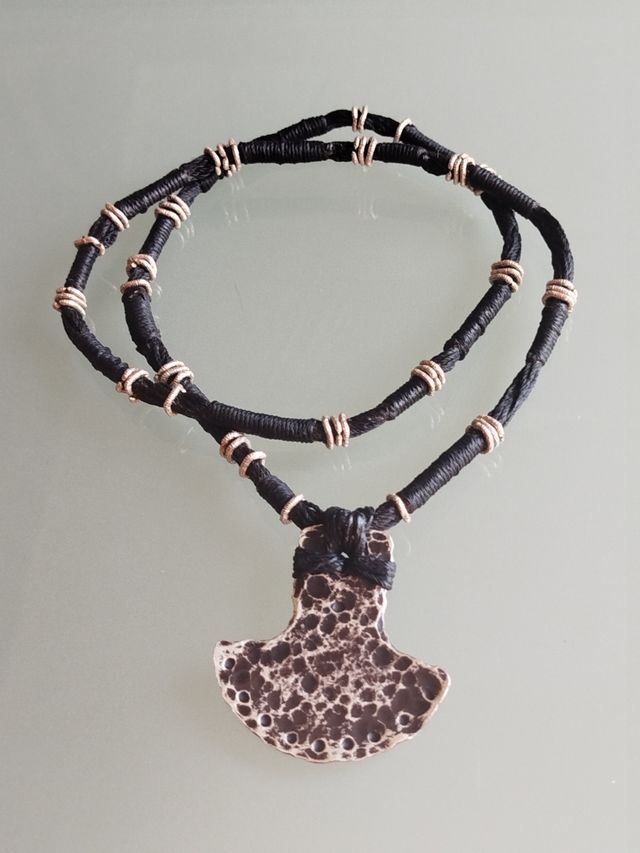 COLLAR DE PLATA AUTÉNTICA  NORUEGO/ VIKINGO