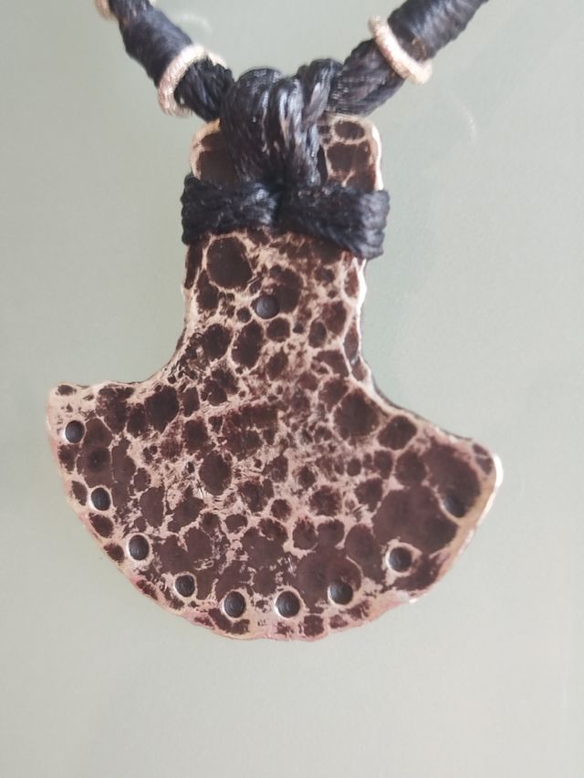 COLLAR DE PLATA AUTÉNTICA  NORUEGO/ VIKINGO