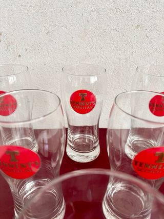 Set 6 bicchieri birra Tennent’s Scotch Ale 0,4 lt