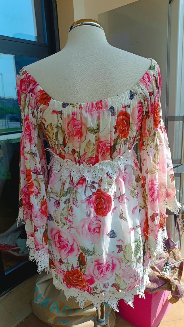 Abito fiori Mexton tg M