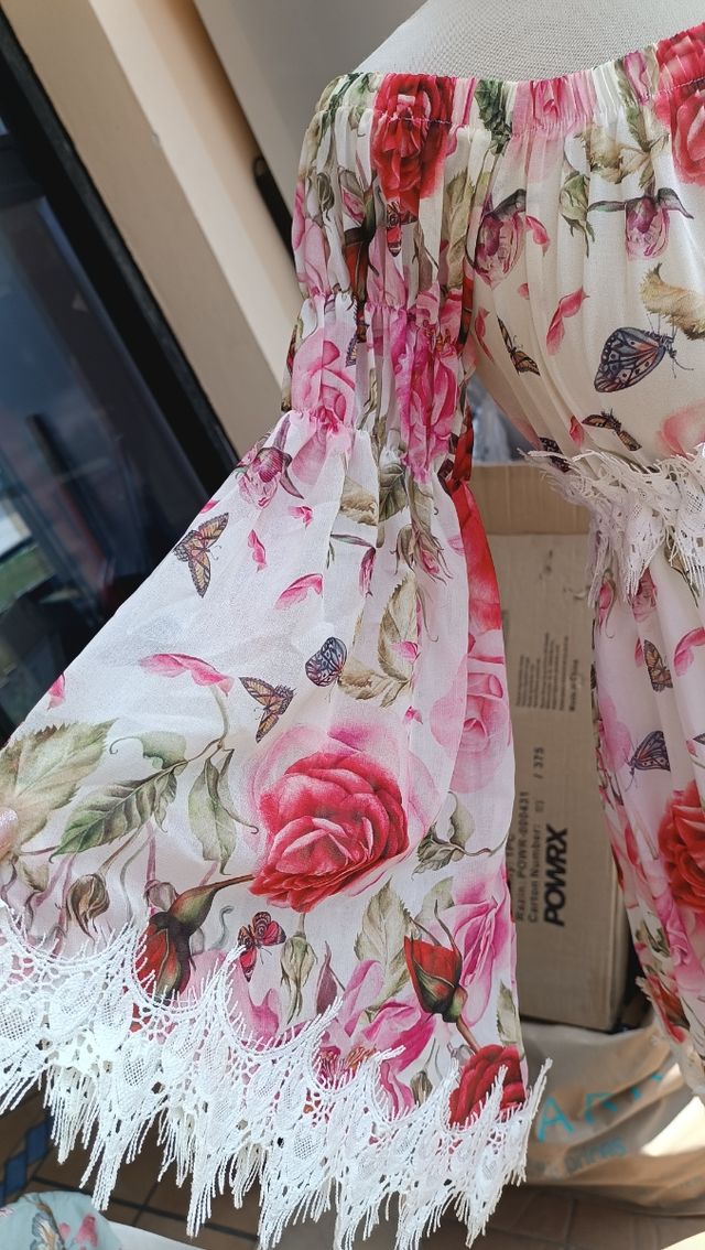 Abito fiori Mexton tg M