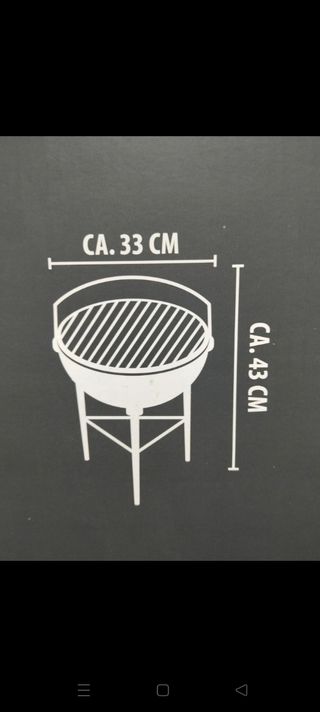 Barbacoa Alpina - Parrilla metalica
