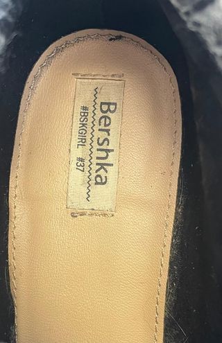 Botines Bershka negros -talla 37