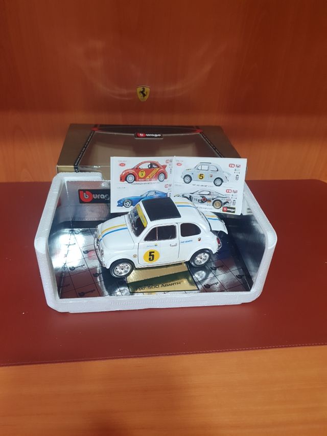 Fiat 500 Abarth Bburago scala da  1/16