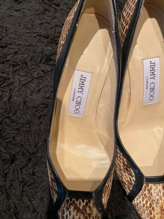 Zapatos Jimmy Choo piel serpiente