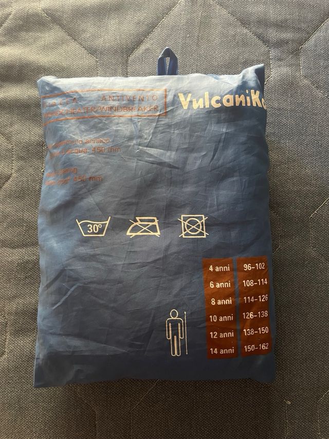 Giacca Impermeabile Vulcaniko Blu Unisex