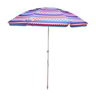 Sombrilla playa azul-roja. Nueva. Varios tamaños.