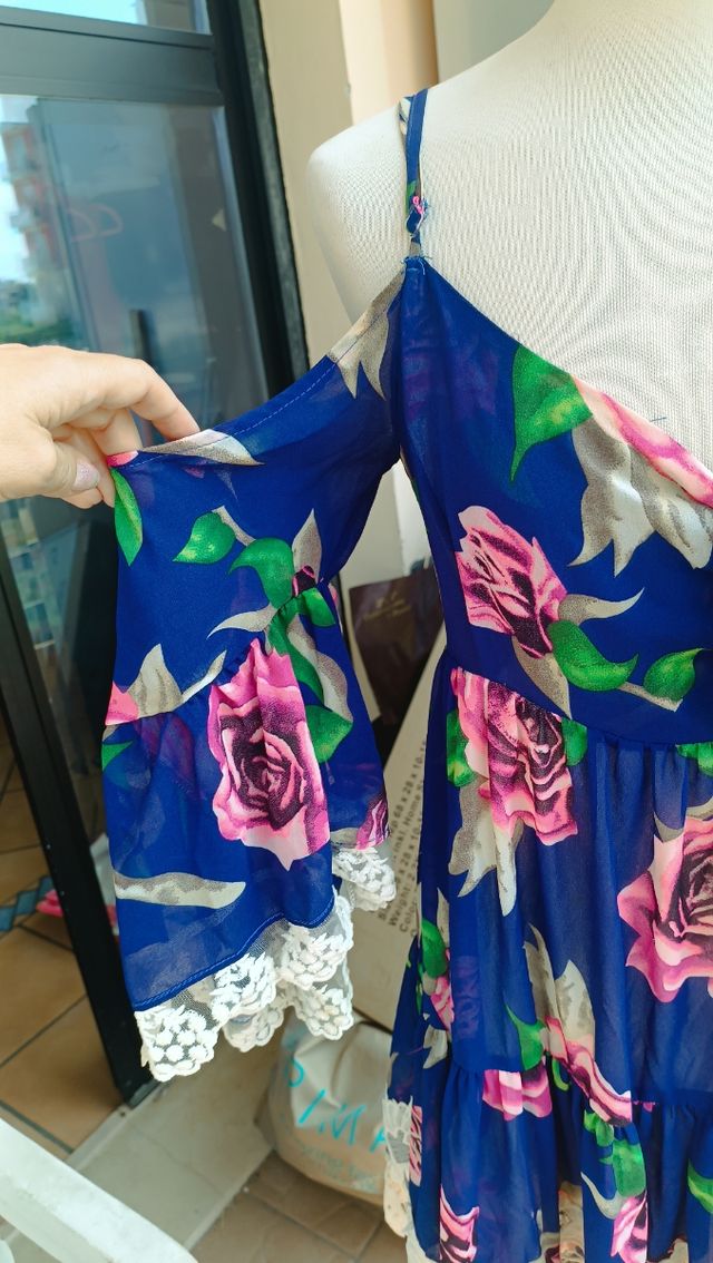 Vestito Mexton fiori tg M