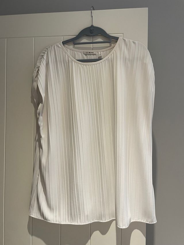 Blusa PUNT ROMA blanca XL