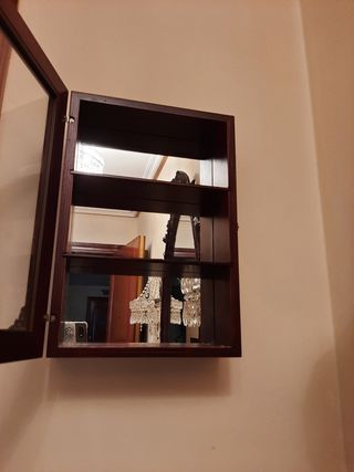 Vitrina madera-plata: elegante y práctica