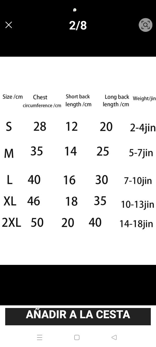 Arnés-camiseta para perro o gato - Blue time