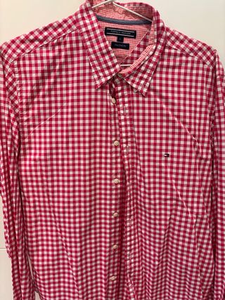 Camisa Tommy Hilfiger cuadros rojos - L