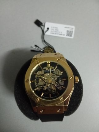 Reloj Martín Line - Esqueleto Dorado