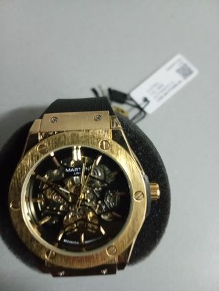 Reloj Martín Line - Esqueleto Dorado