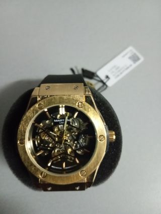 Reloj Martín Line - Esqueleto Dorado