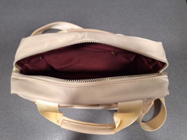 Bolso bandolera beige