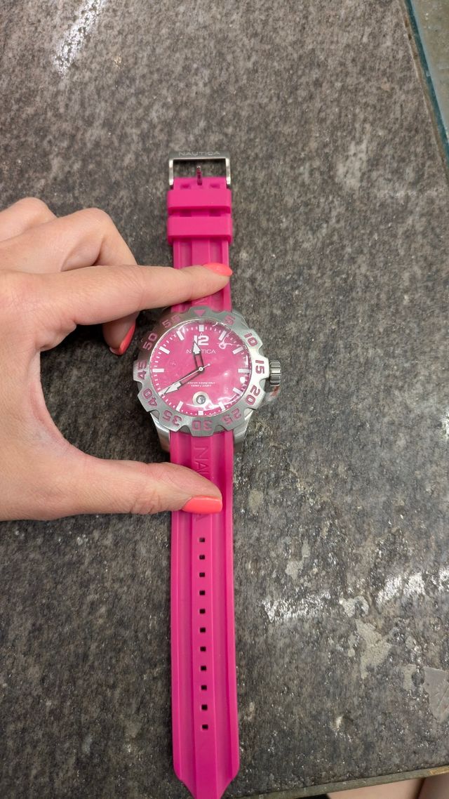 Nautica orologio rosa