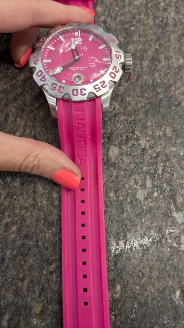 Nautica orologio rosa