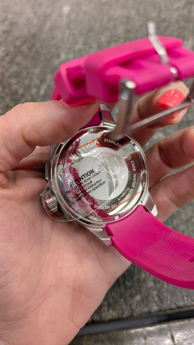 Nautica orologio rosa