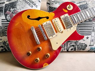 GUITARRA LP - LES PAUL SEMIACÚSTICA, MUCHOS EXTRAS