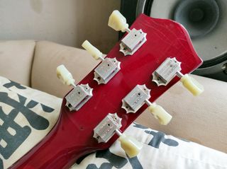 GUITARRA LP - LES PAUL SEMIACÚSTICA, MUCHOS EXTRAS