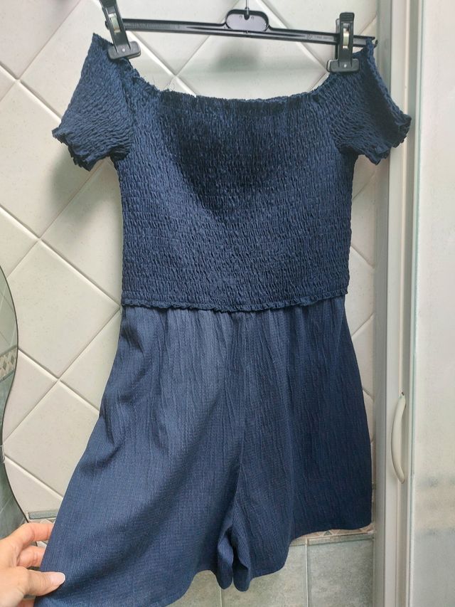 Tutina Bershka blu tg M - Corpino arricciato