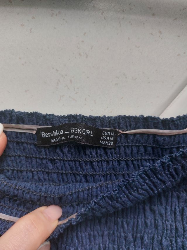 Tutina Bershka blu tg M - Corpino arricciato