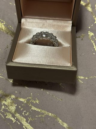Anillo Swarovski circonitas blancas