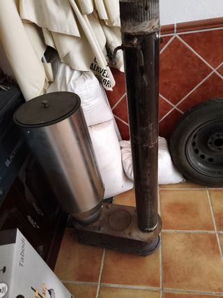 Chimenea Redondo - Hueso, pellets, cáscara almendr