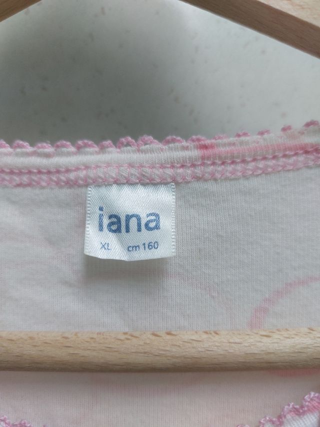 Pigiama bimba cotone rosa tg. 14