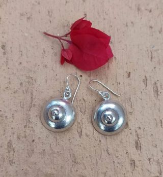 Pendientes étnicos de plata