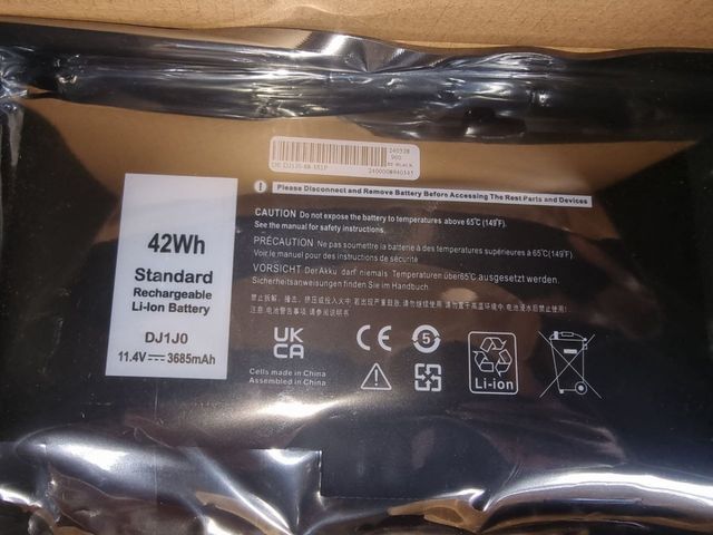 Bateria Dell Latitude 7280 - 42Wh