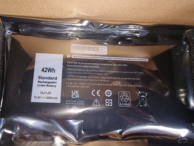 Bateria Dell Latitude 7280 - 42Wh