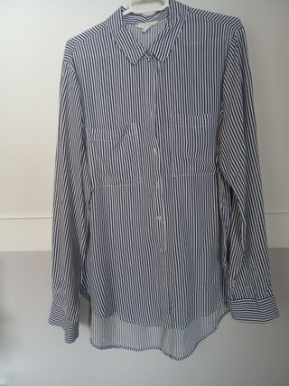 Camisa rayas azul-blanco